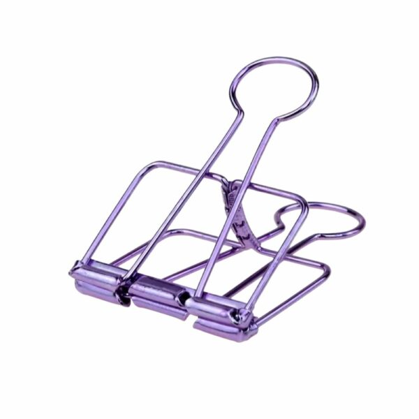 Pinces violettes pour scrapbooking
