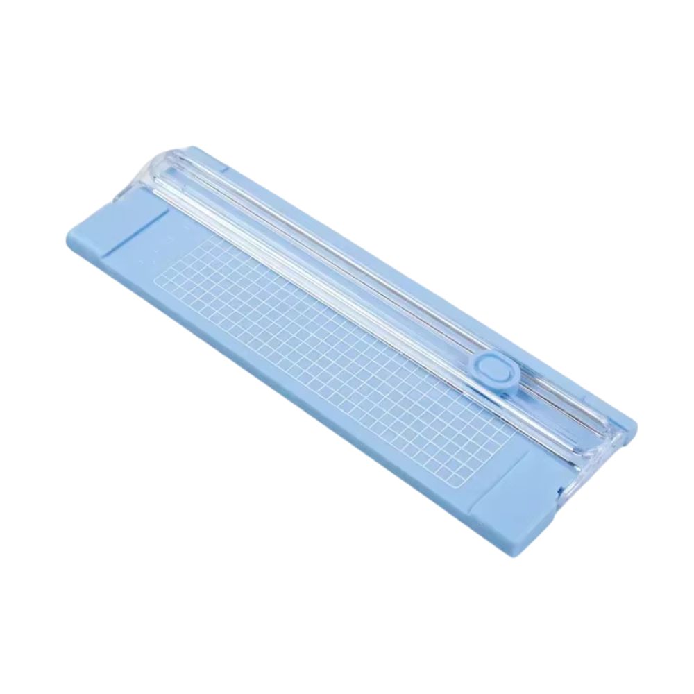 Massicot bleu pour scrapbooking