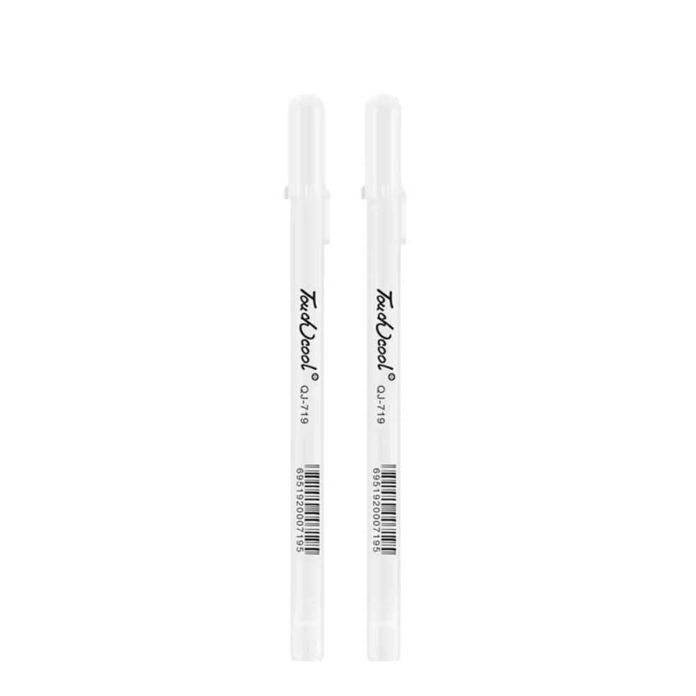 Stylo gel blanc pour scrapbooking – Image 2