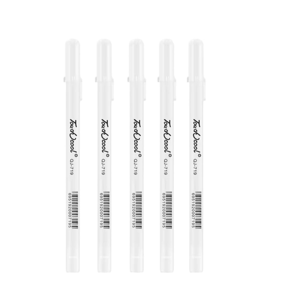 Stylo gel blanc pour scrapbooking – Image 4