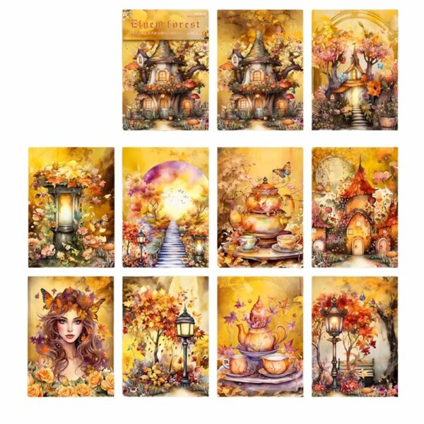 30 cartes de scrapbooking féerie d'automne