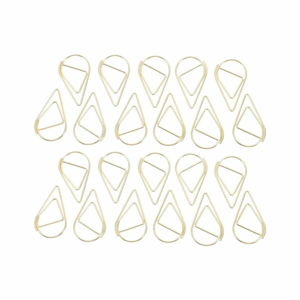 Trombones goutte dorés pour scrapbooking