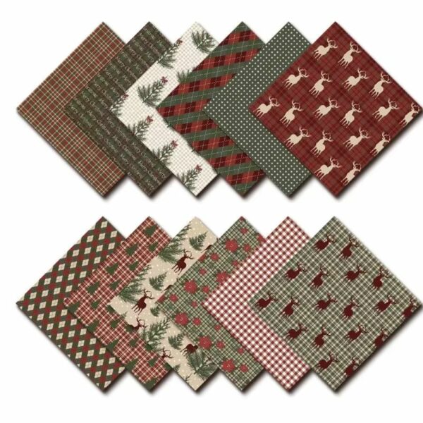 24 Papiers de scrapbooking esprit Noël
