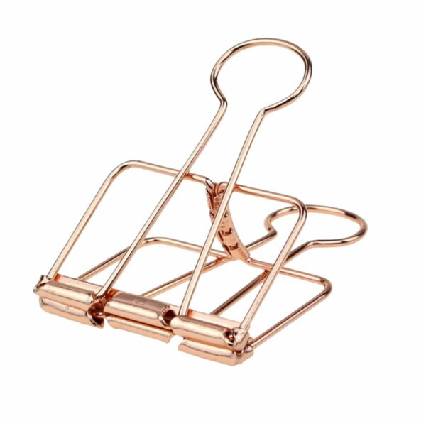 Pinces rose gold pour scrapbooking